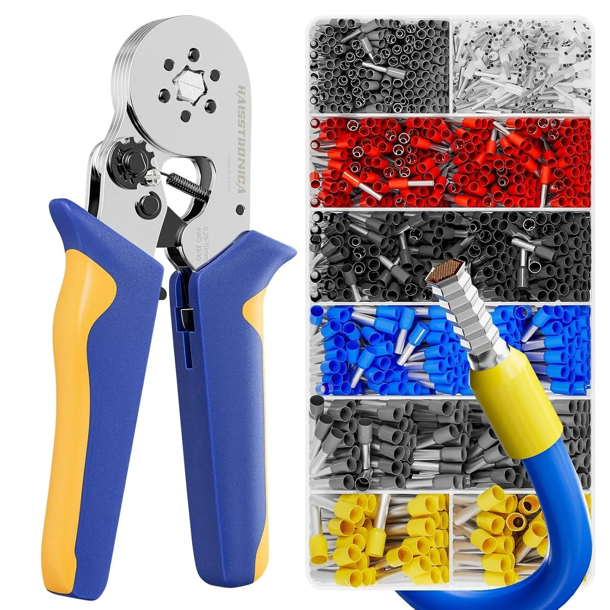 BFKK BFKK Ferrule Crimping Tool Kit 1200PCS AWG 28-10 — product photo