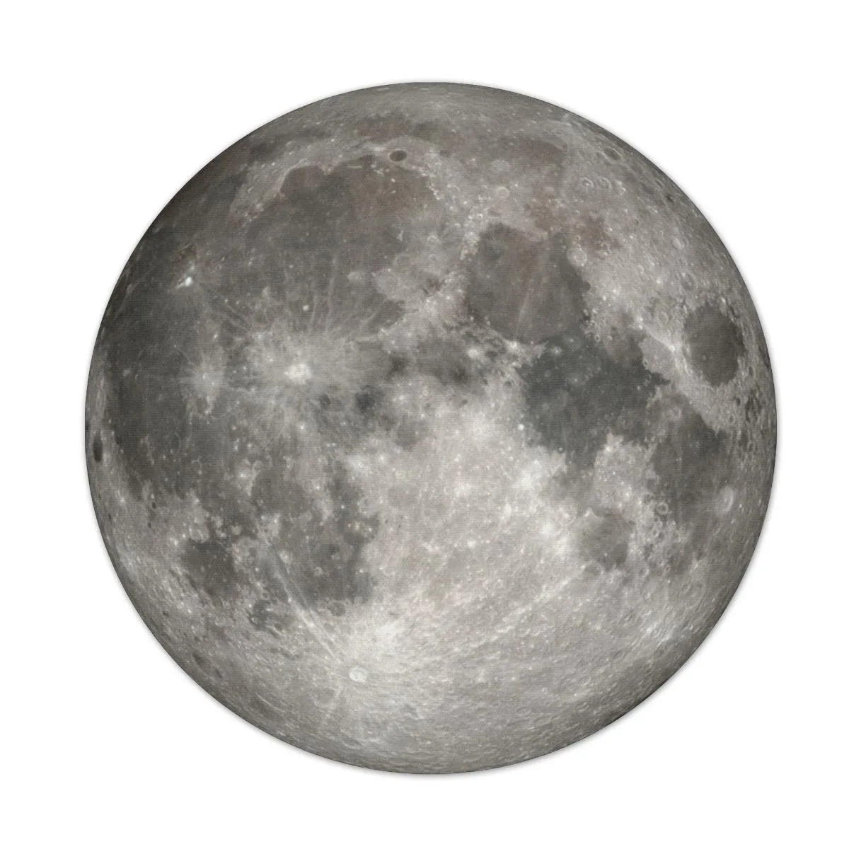 Future of Flight Future of Flight The Moon 8.0" Round Mouse Pad 1/8" Thick — product photo