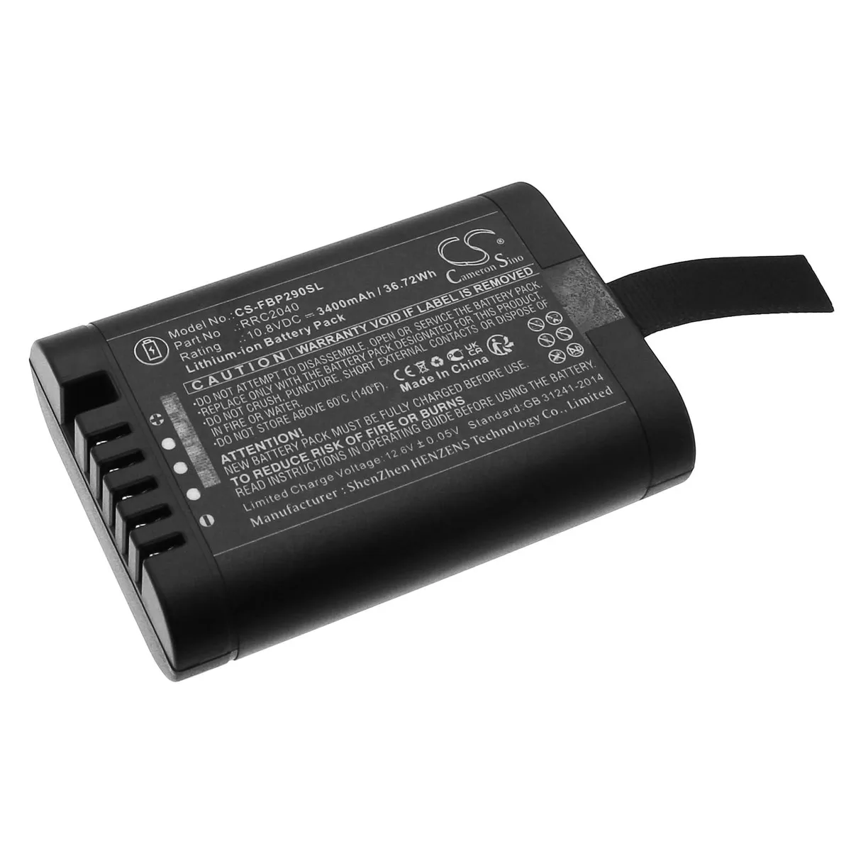  Cameron Sino OFL 280 OTDR 3400mAh 10.8V lithium polymer battery — product photo