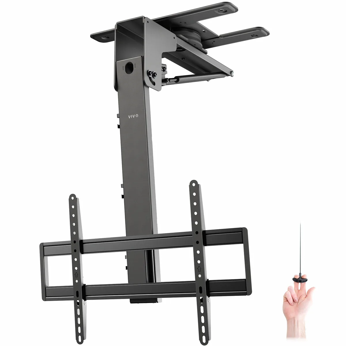 VIVO VIVO Manual Swivel Flip-Down Ceiling TV Mount 40-70 in 77 lbs — product photo