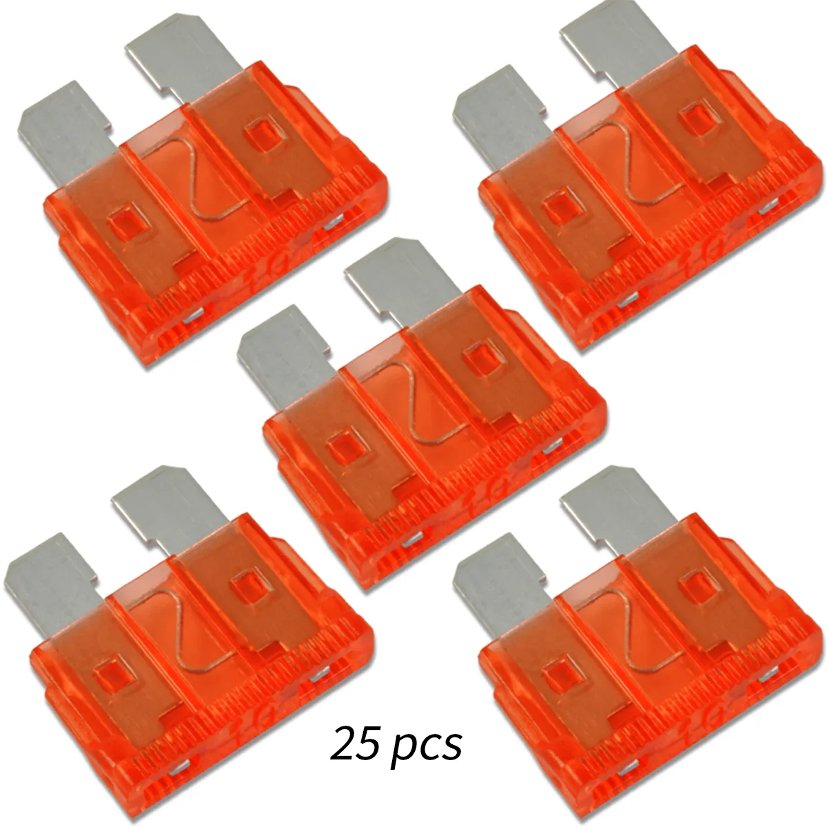 The Wires Zone The Wires Zone ATC10A-25 10A ATC blade fuse pack of 25 — product photo