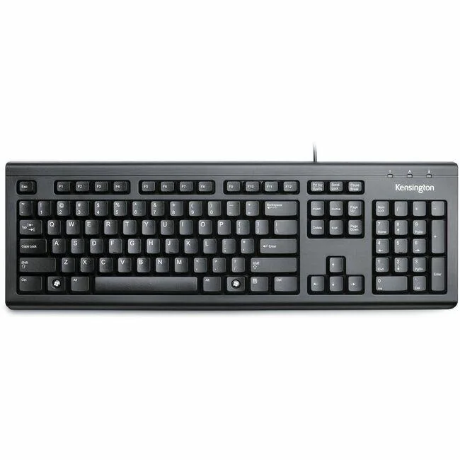 Kensington Kensington ValuKeyboard Wired Full-Size USB 104-Key Black — product photo