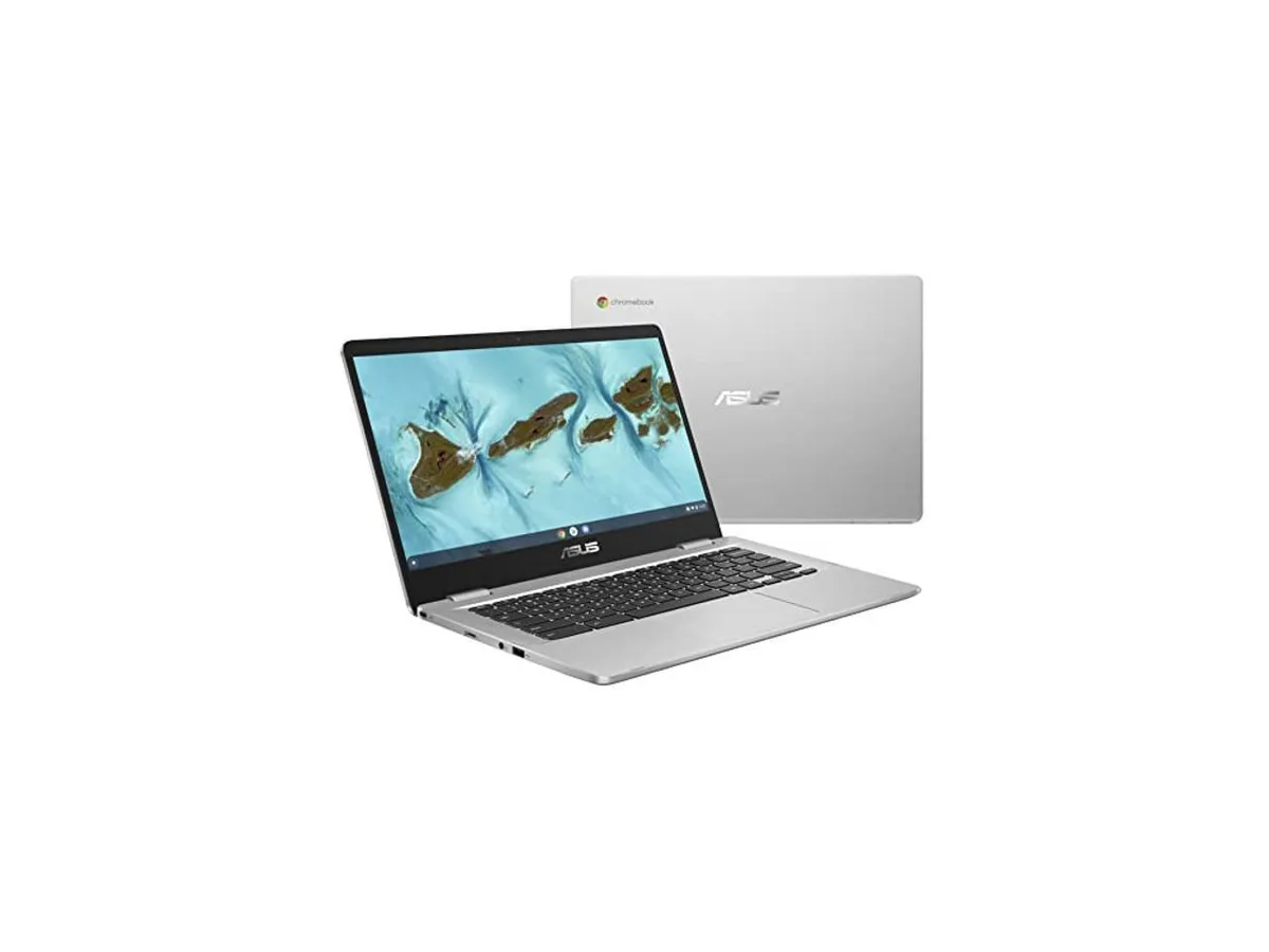 ASUS ASUS Chromebook C424 2-in-1 laptop 14.0" FHD 180° Celeron N4020 4GB LPDDR4 128GB Silver C424MA-AS48F — product photo
