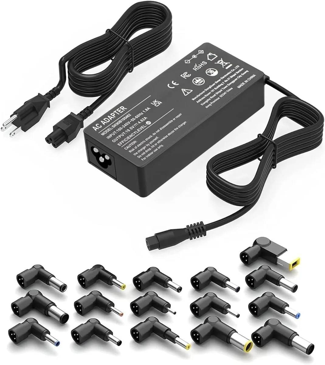 Kenuco Kenuco 90W Universal AC Adapter 16 Tips — product photo