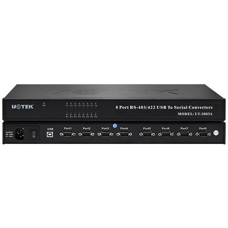 UOTEK UOTEK UT-2003A USB to RS485 RS422 8 Port Data Converter — product photo