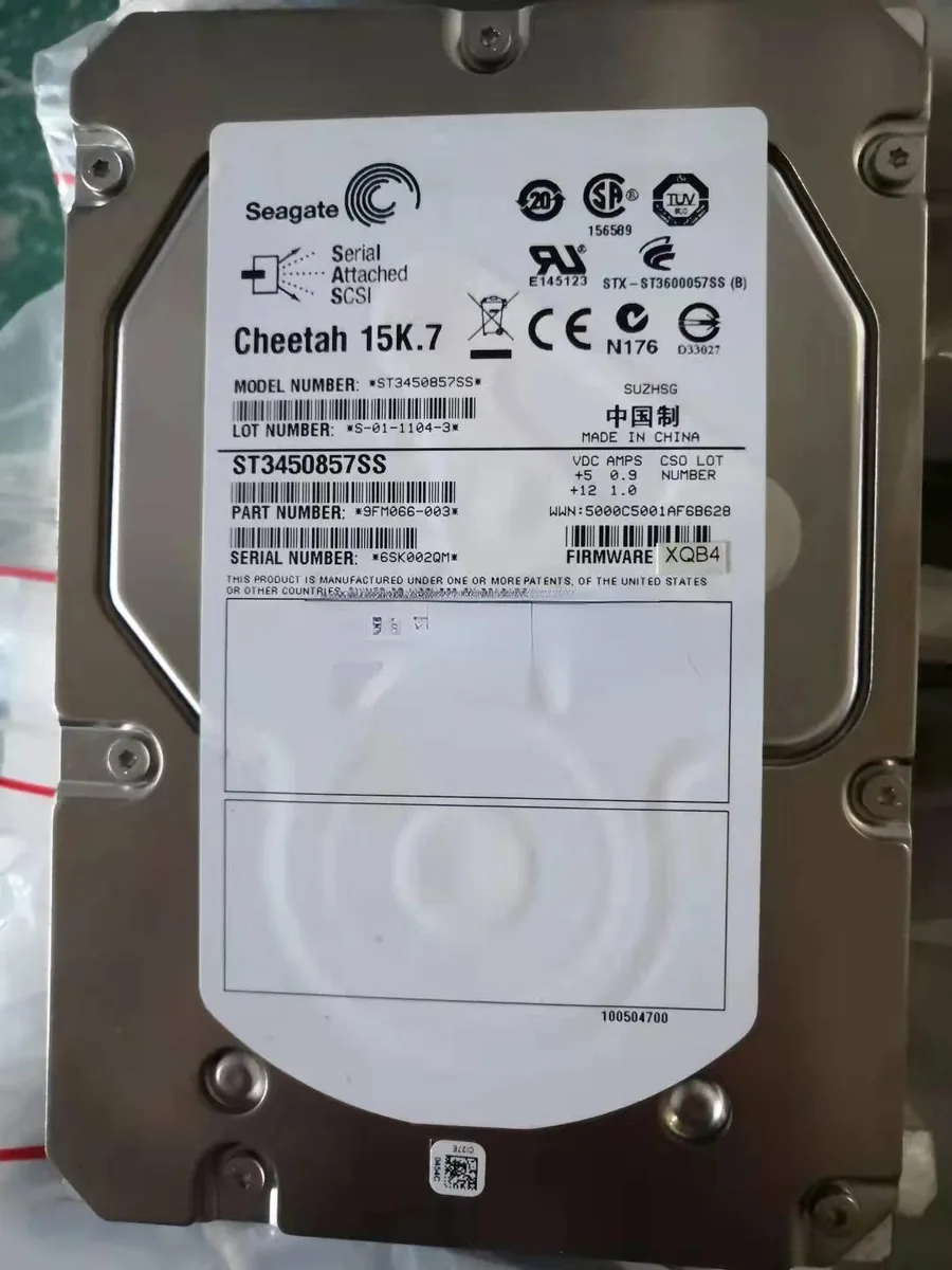 Supersuperuncle Supersuperuncle 450G 6Gb 15K 3.5 inch SAS ST3450857SS 0R749K server power supply — product photo