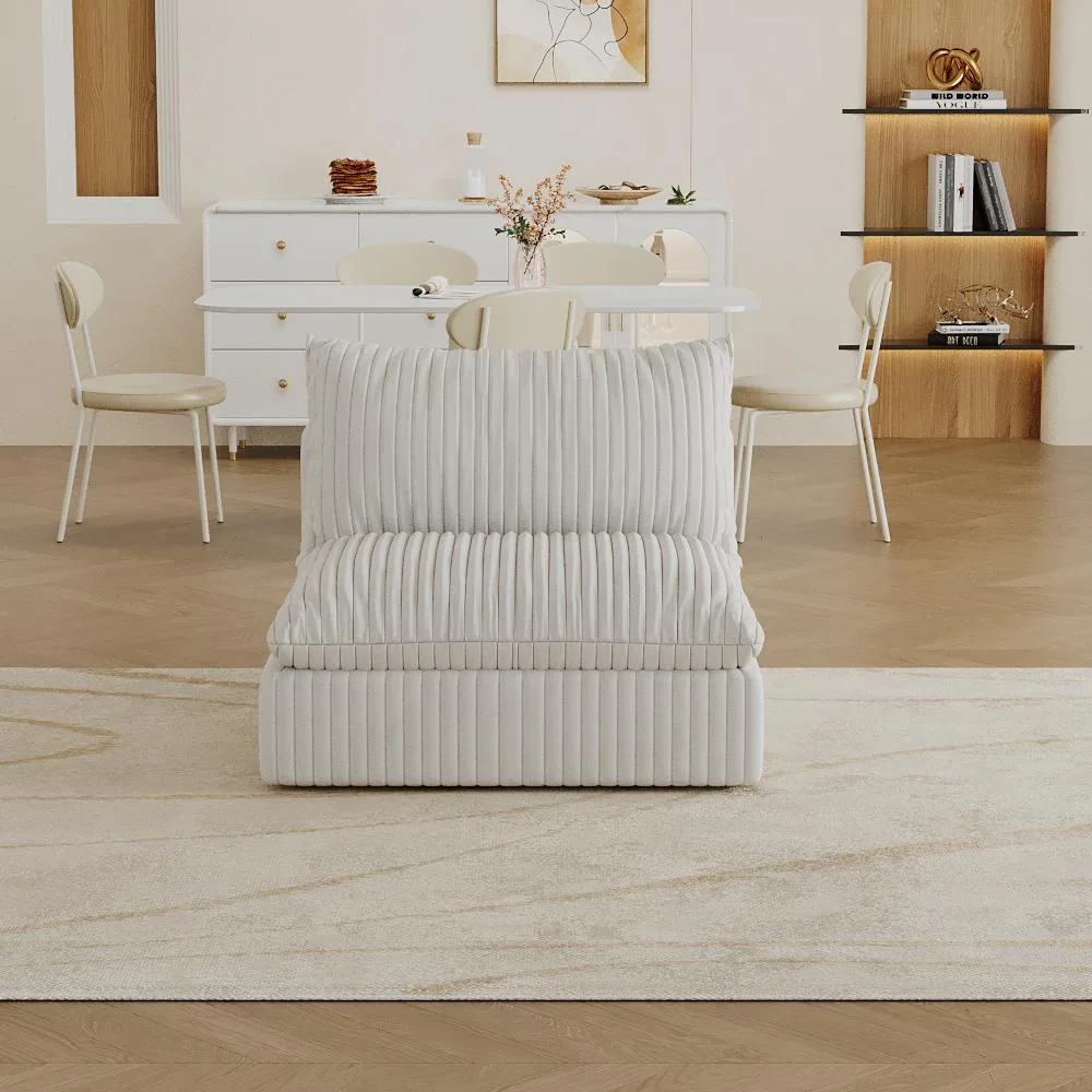 tuphen tuphen Cloud Sofa Corduroy Fabric White — product photo