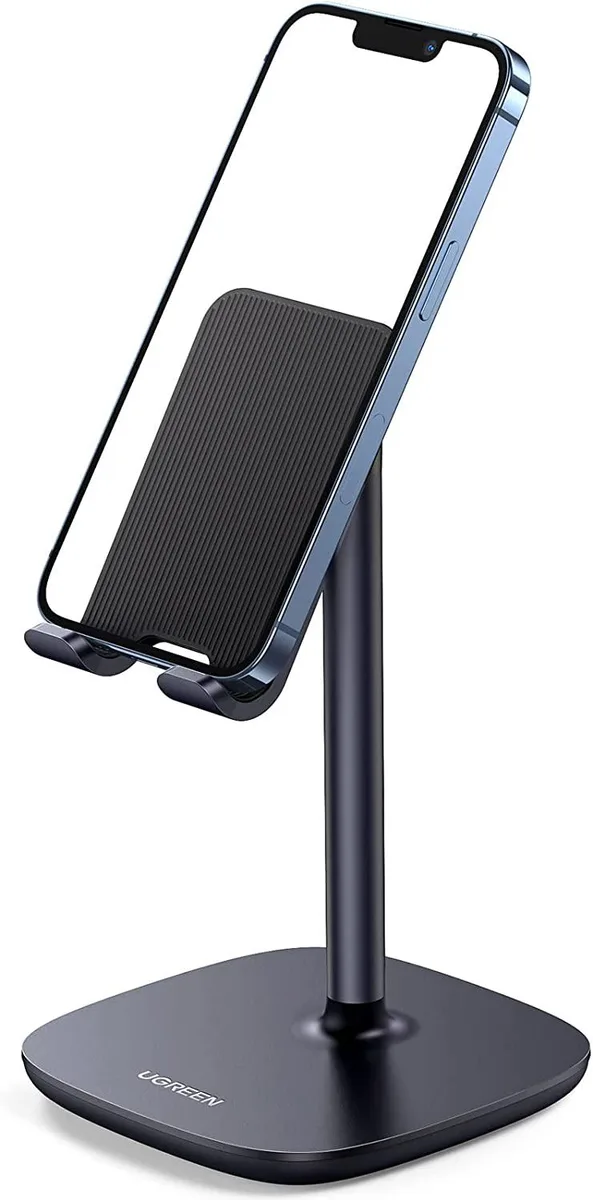 UGREEN UGREEN Phone Stand Adjustable Aluminium Black 4-7.9in — product photo