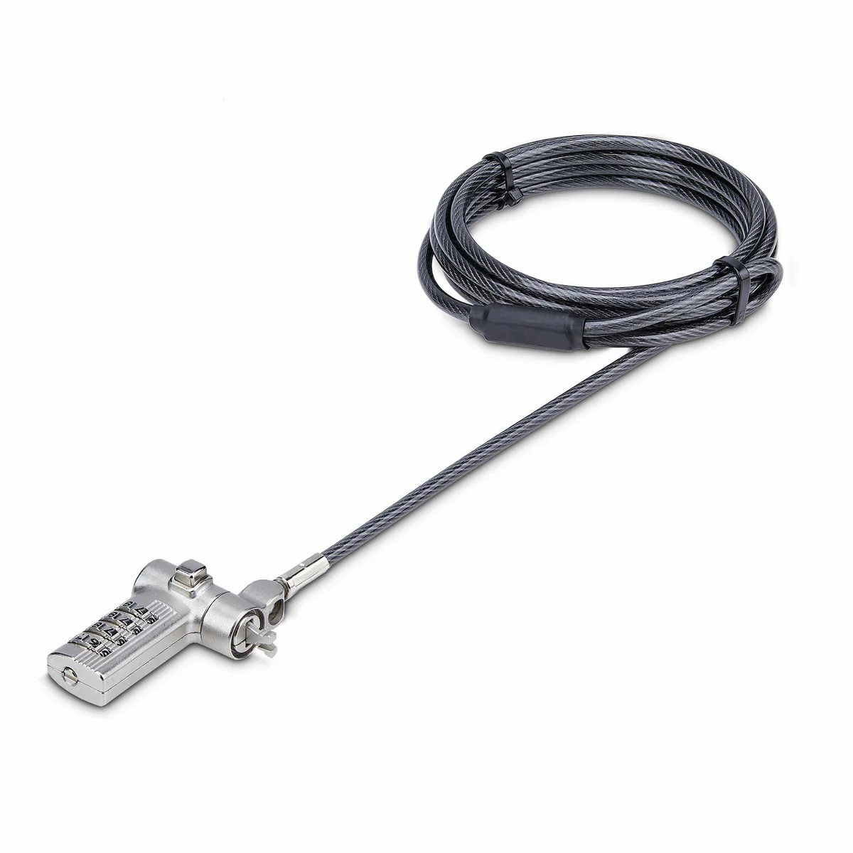 STARTECH STARTECH UNIVCS25-LAPTOP-LOCK 25-pack universal cable lock 6.6ft serialized combo — product photo