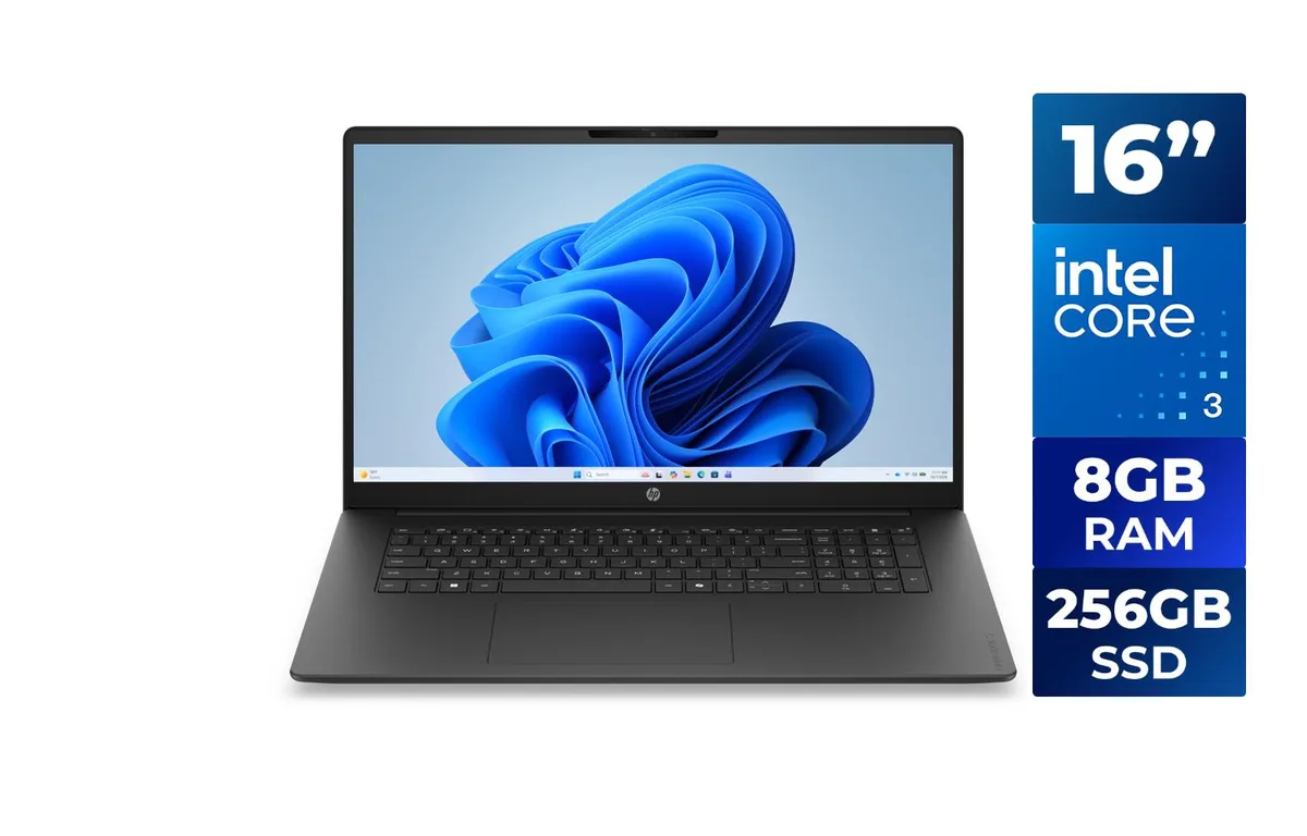 HP HP OmniBook 3 16-bu0060ca 16.0" Intel Core 3 100U 8GB DDR5 256GB NVMe — product photo