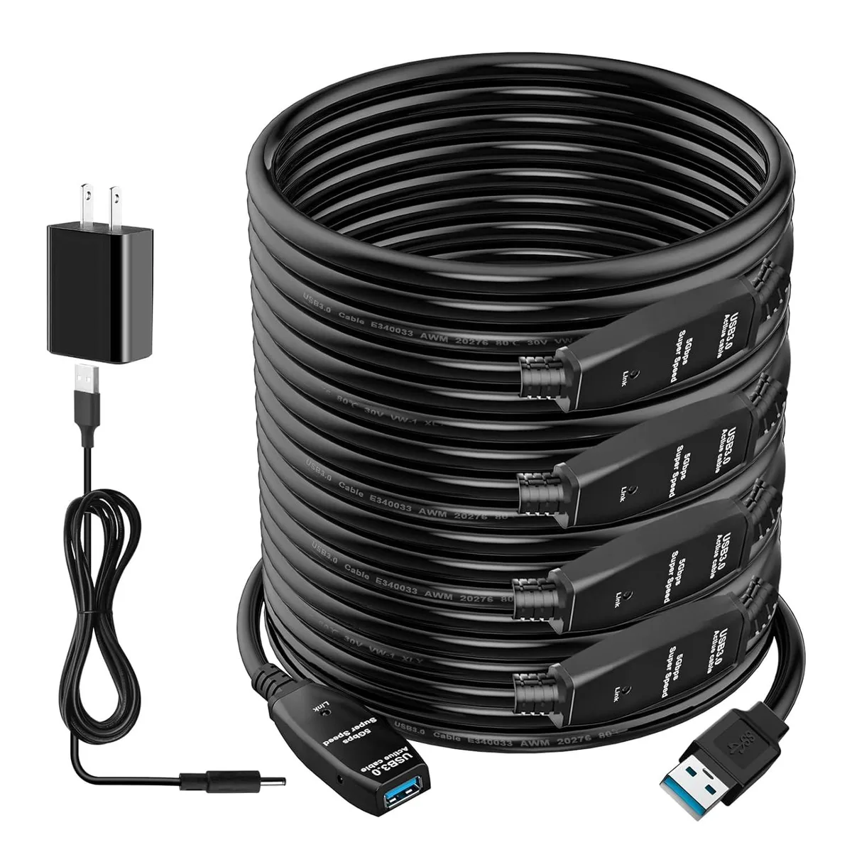 AUBEAMTO AUBEAMTO USB 3.0 Active Extension Cable 100ft — product photo