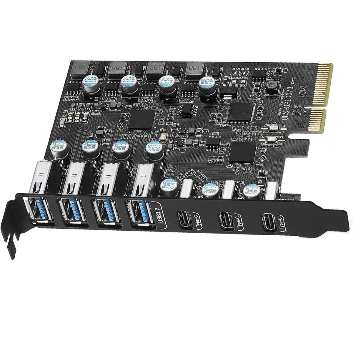 ESTONE ESTONE PCIE24A3C3.2 PCIe USB 3.2 7-Port 10Gbps Card — product photo