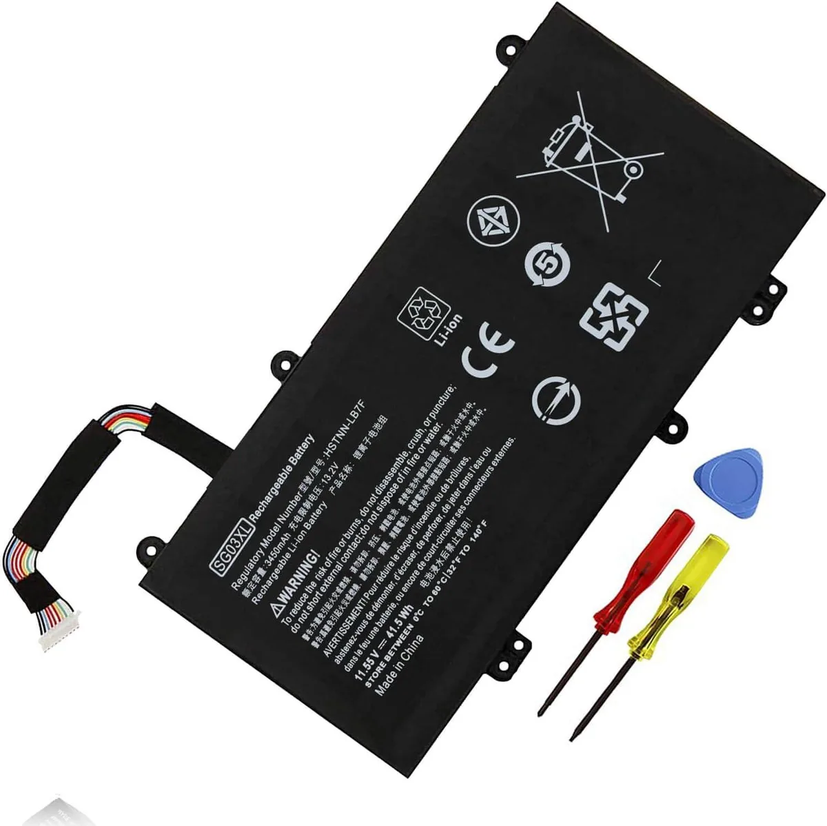 PISKEKAT PISKEKAT SG03XL 41.5Wh laptop battery for HP Envy 17-u series — product photo