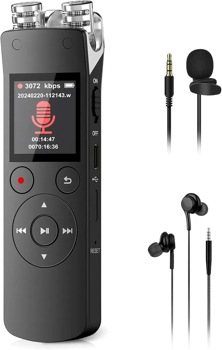 BONAEVER BONAEVER 128GB Voice Recorder Bluetooth — product photo