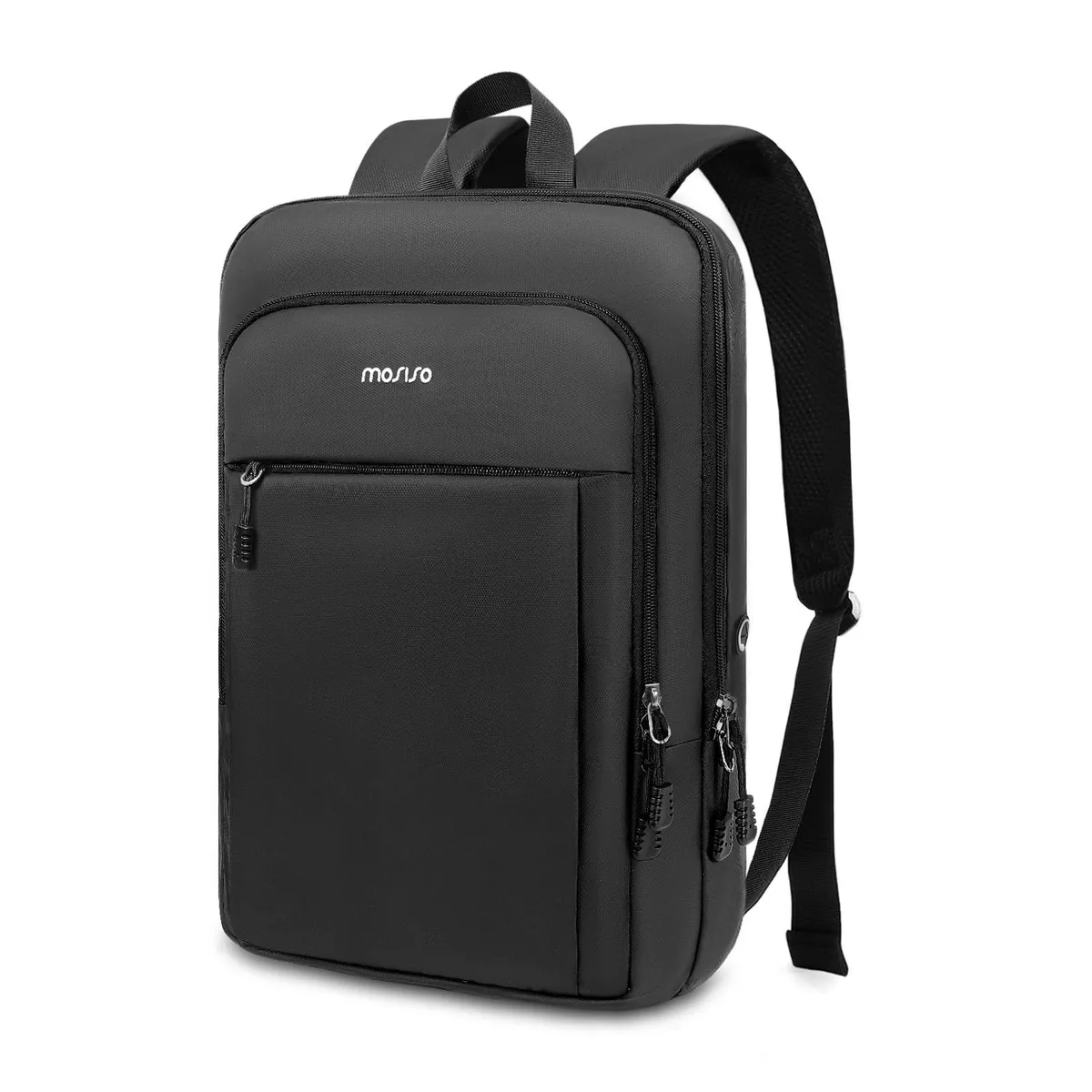 Mosiso Mosiso 15.6 inch Waterproof Laptop Backpack Black 2 in 1 Accessory — product photo