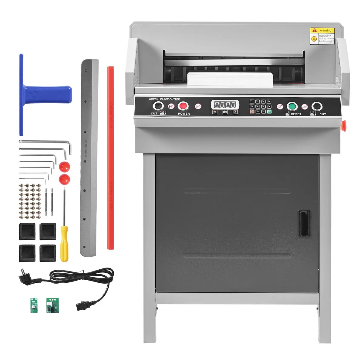 VEVOR VEVOR G480VS+ Electric Hydraulic Guillotine Trimmer 18.9 inch 1.97 inch — product photo