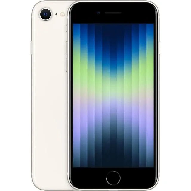 Apple Apple iPhone SE A2595 128GB Starlight cell phones - unlocked — product photo