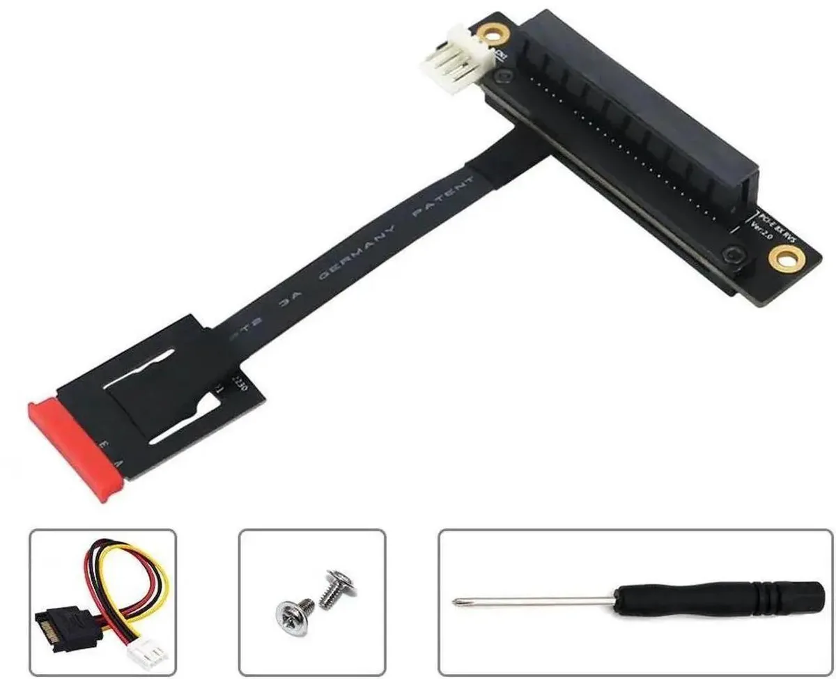 Vszerda Vszerda M.2 Key A-E to PCIe 8x Adapter 270° 2230 — product photo