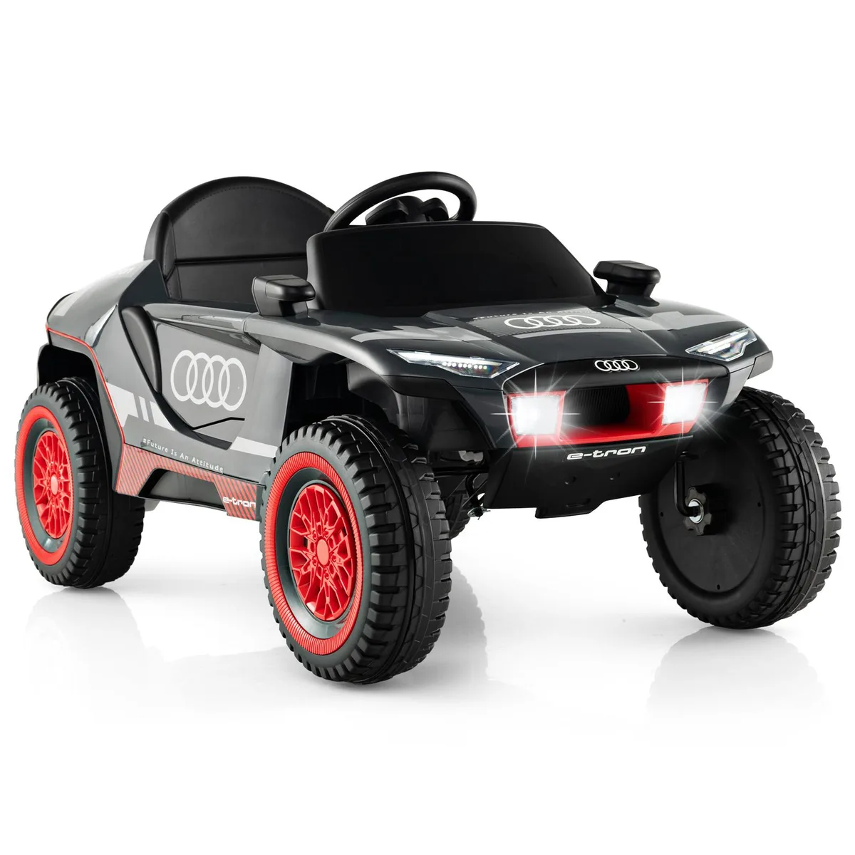SlickBlue SlickBlue Licensed Audi E-tron Ride-On Car Gray 12V 55 lbs — product photo