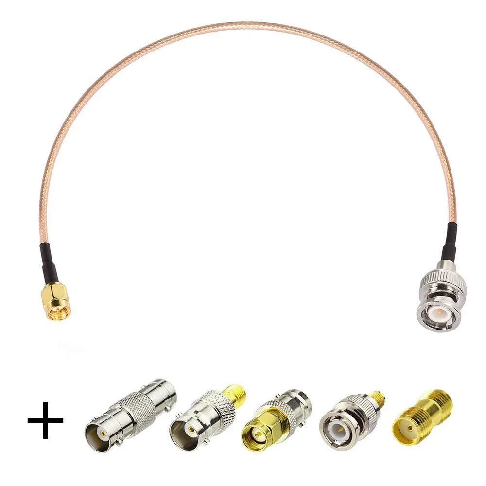  Superbat GP-KIT-AC-15 SMA Male to BNC Male Cable Kit 1m RG316 50 Ohm 5 Adapters — product photo