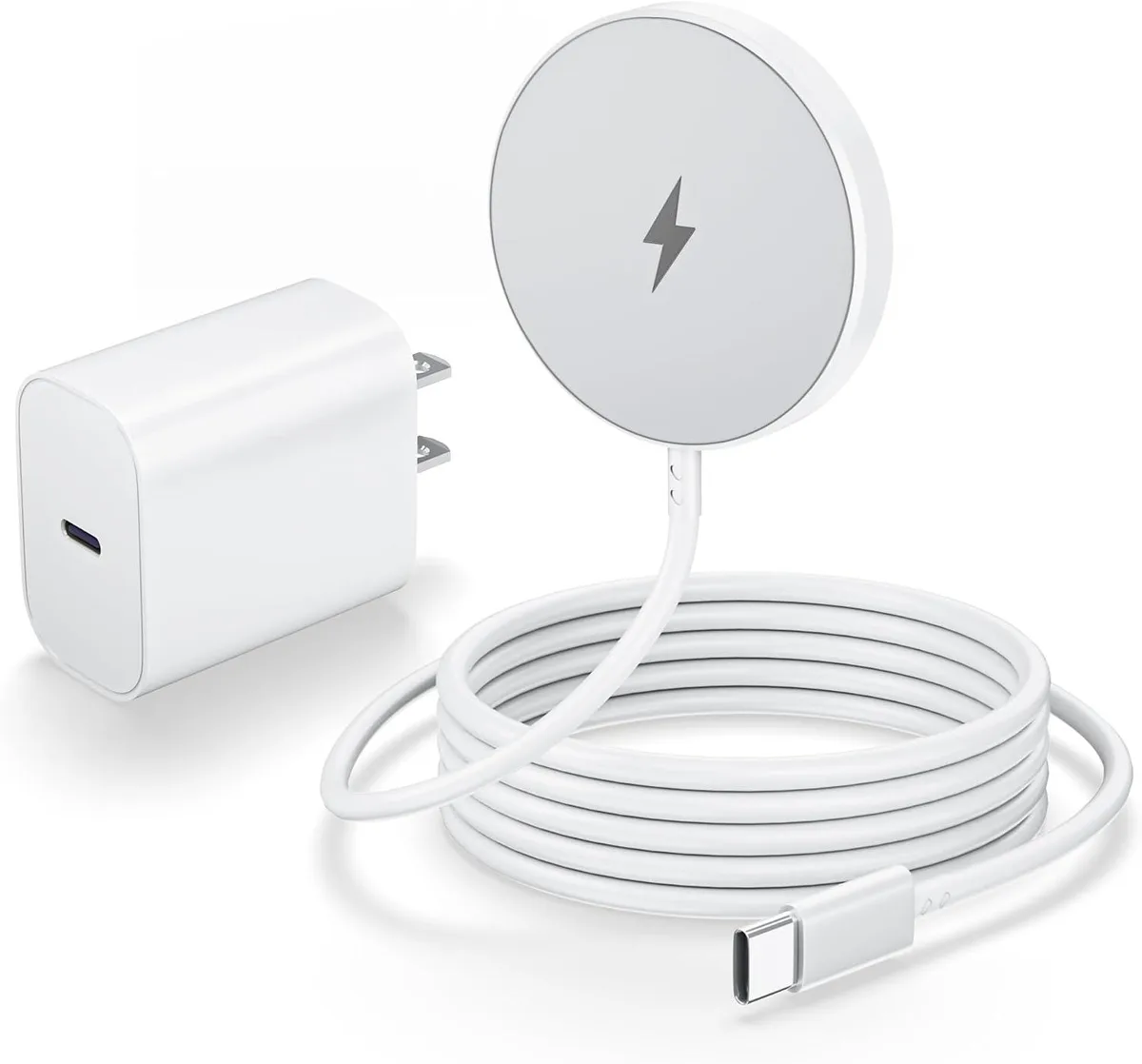Luisport Luisport Magnetic Wireless Charger 15W 3.3FT USB-C Block — product photo