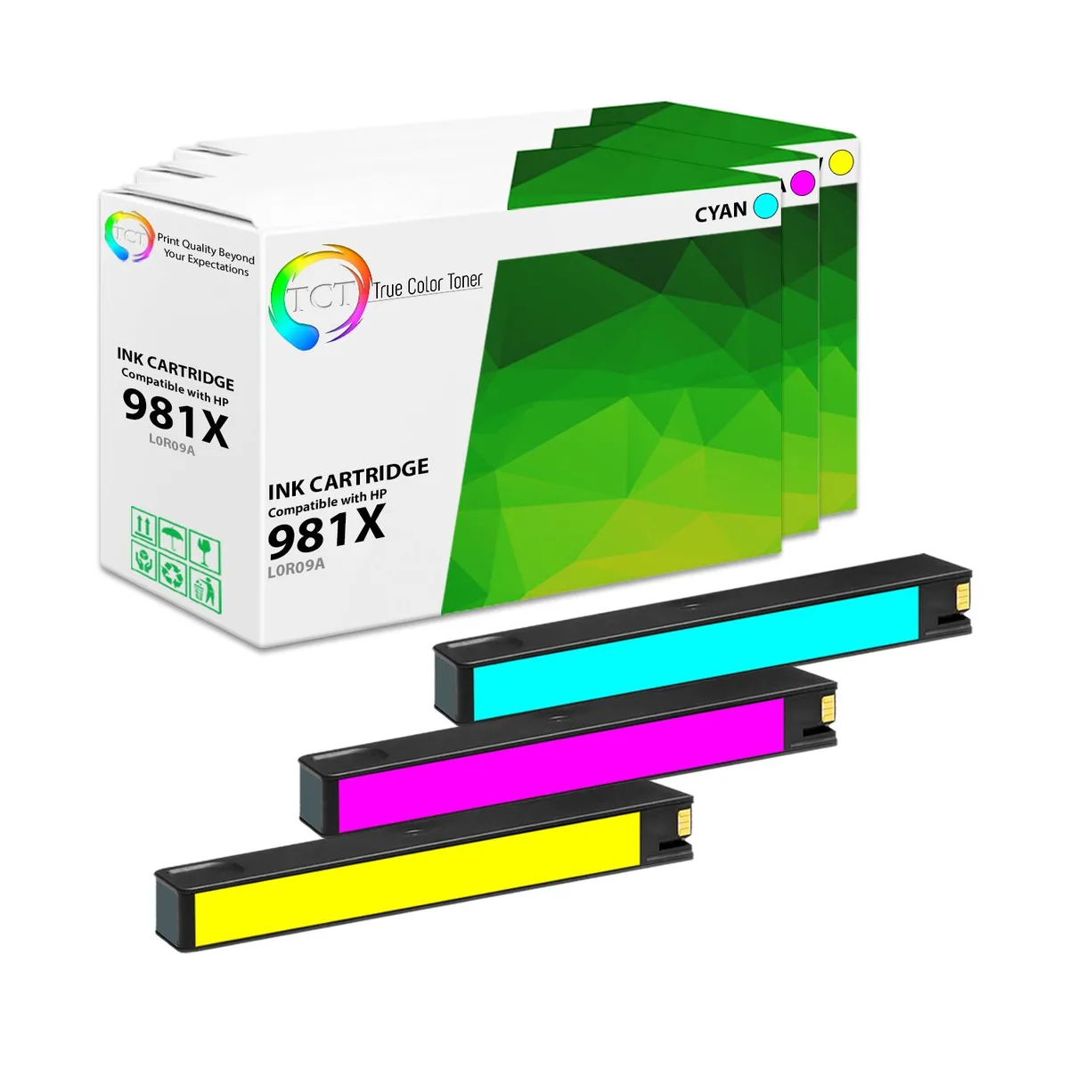 True Color Toner True Color Toner 981X High Yield Ink Cartridge 3 Pack — product photo