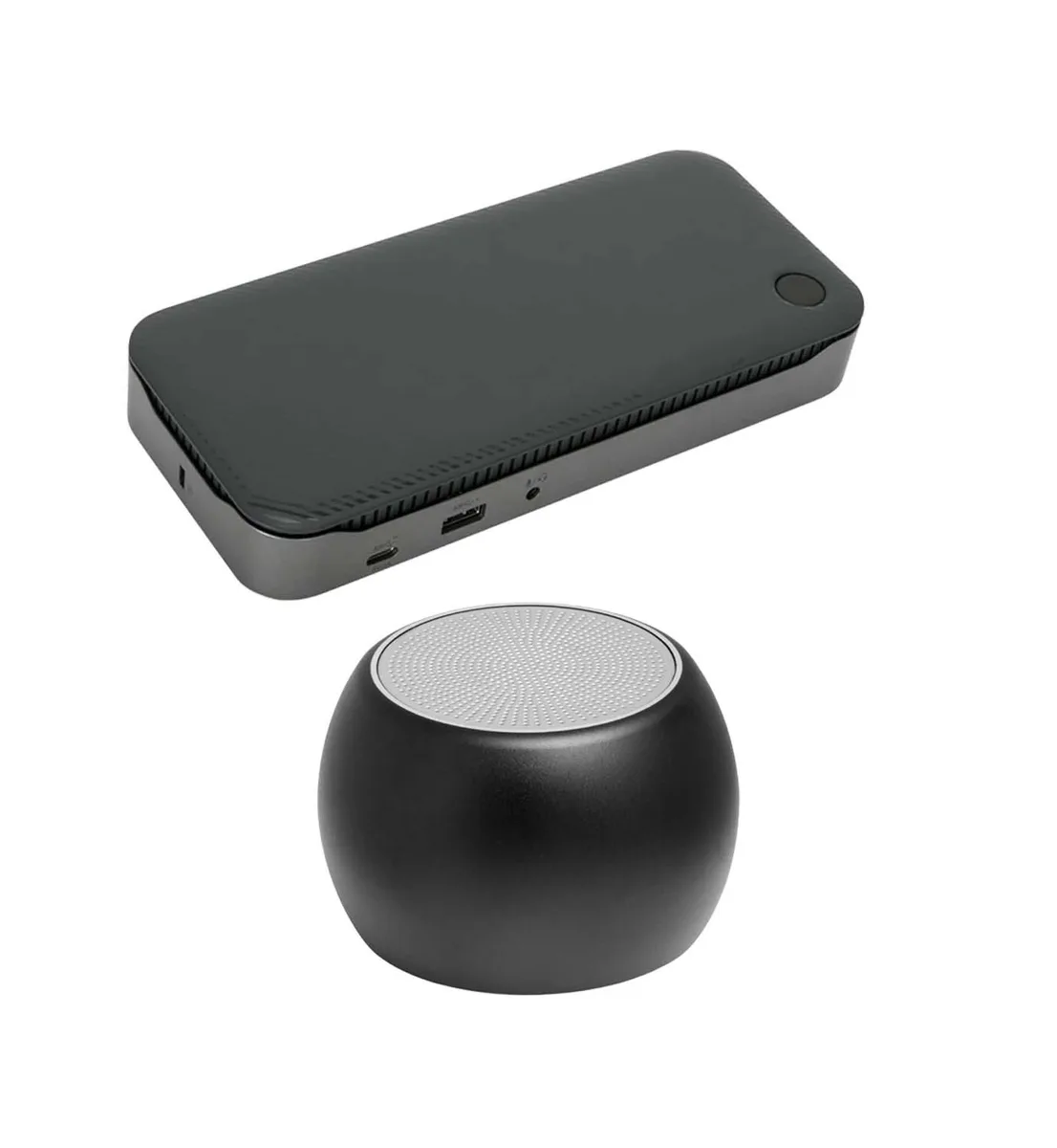 Targus Targus USB-C Universal Quad 4K 100W Fingerprint ID Dock with Boost U Speaker — product photo