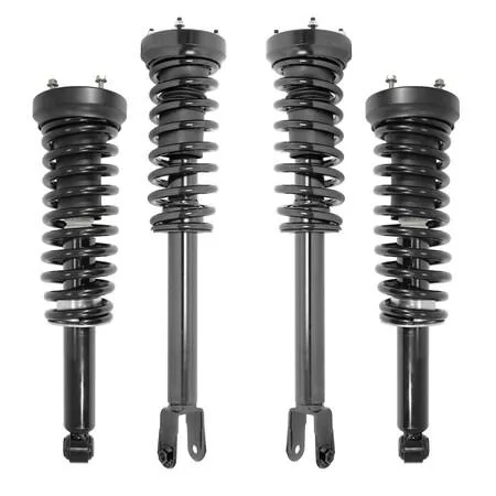 Unity complete strut kit with four pre-assembled suspension assemblies and coil springs