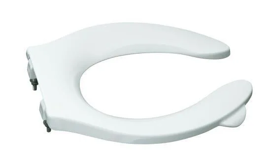 Kohler Kohler Stronghold elongated open-front toilet seat, white, anti-microbial agent — product photo