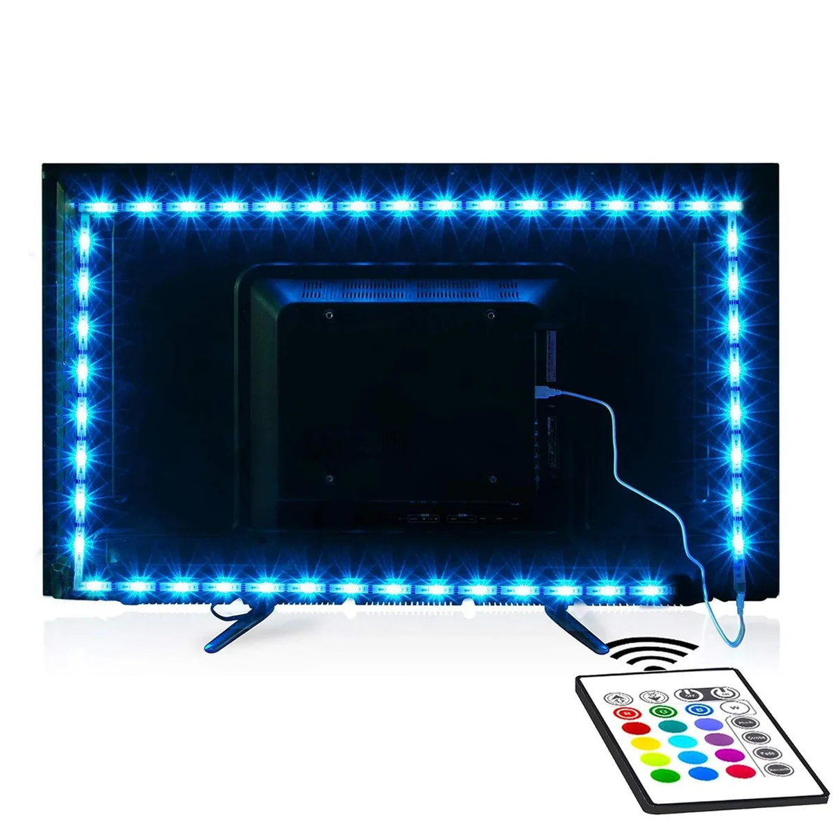  Thomasville Lighting 8.2ft USB LED TV Bias Light Kit 40-60in Remote 16 Colors — product photo