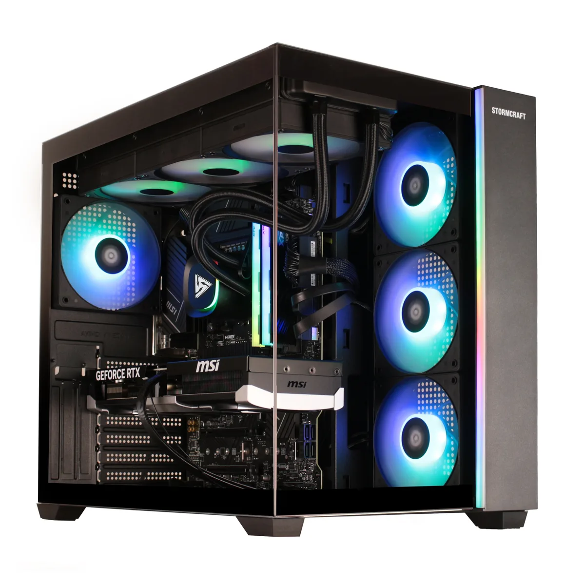 STORMCRAFT STORMCRAFT FA1470FCB-570N1 gaming PC i7-14700F RTX 5070 16GB DDR4 1TB SSD — product photo