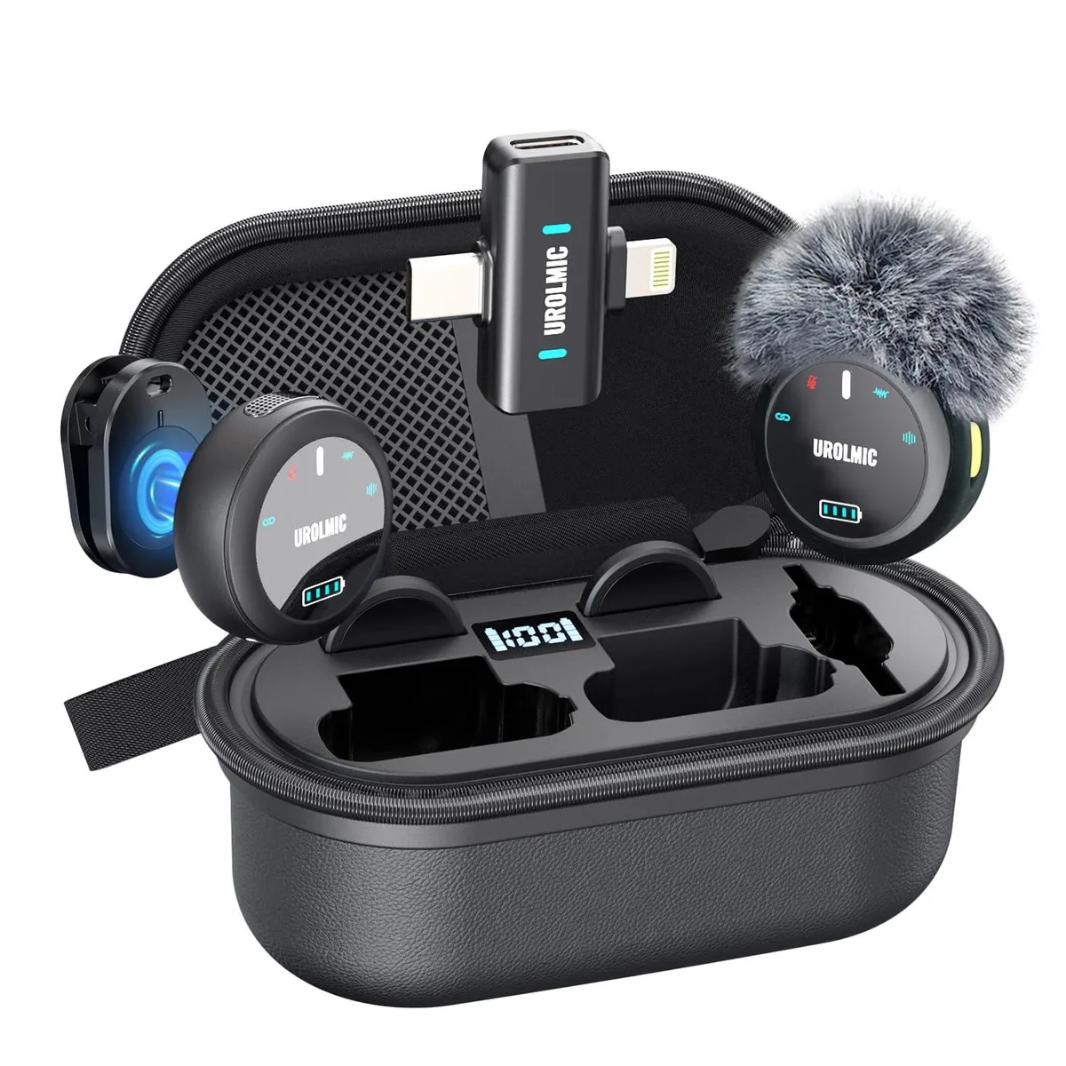  UROLMIC M1S Wireless Lavalier Microphone 40-Hour 55m — product photo