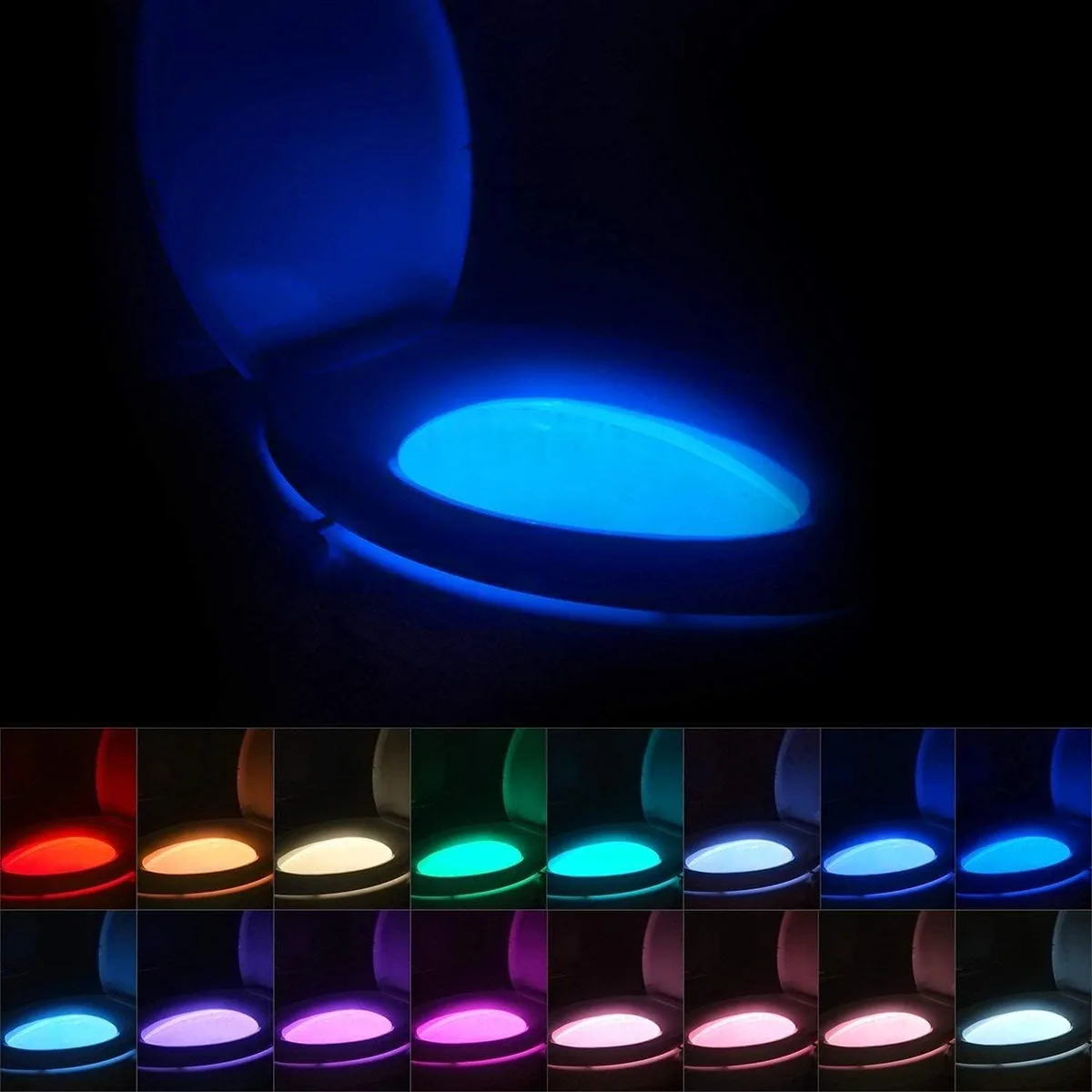  Chunace Toilet Light 01 Motion Sensor 16 Color Bathroom Lighting — product photo