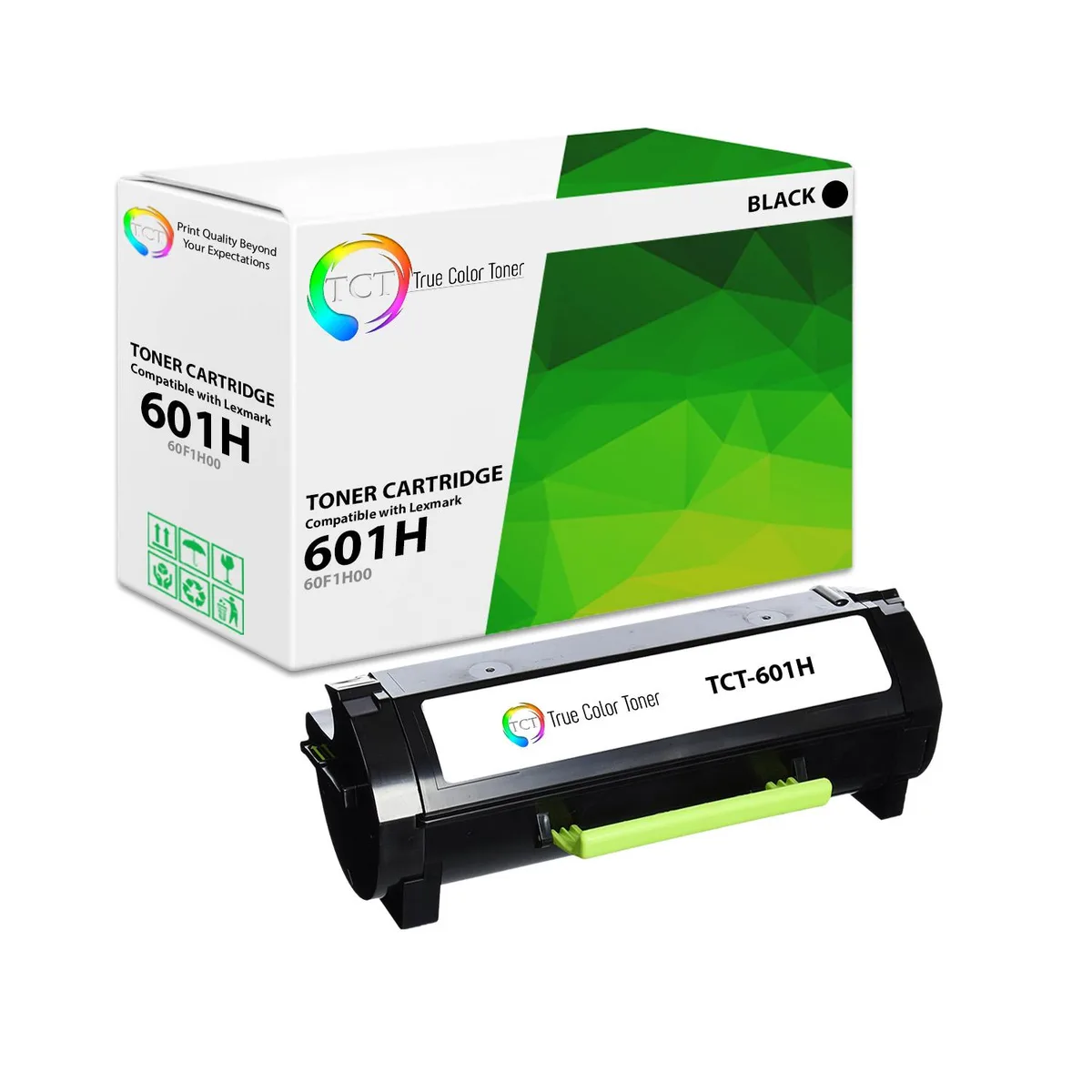 True Color Toner True Color Toner 601H 60F1H00 Black Toner Cartridge 10000 Pages — product photo