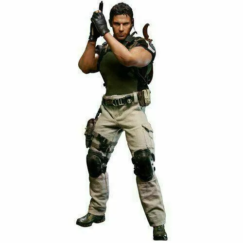 Hot Toys Hot Toys VGM09 Resident Evil 5 Chris Redfield S.T.A.R.S. Version 1/6 Scale Action Figure — product photo