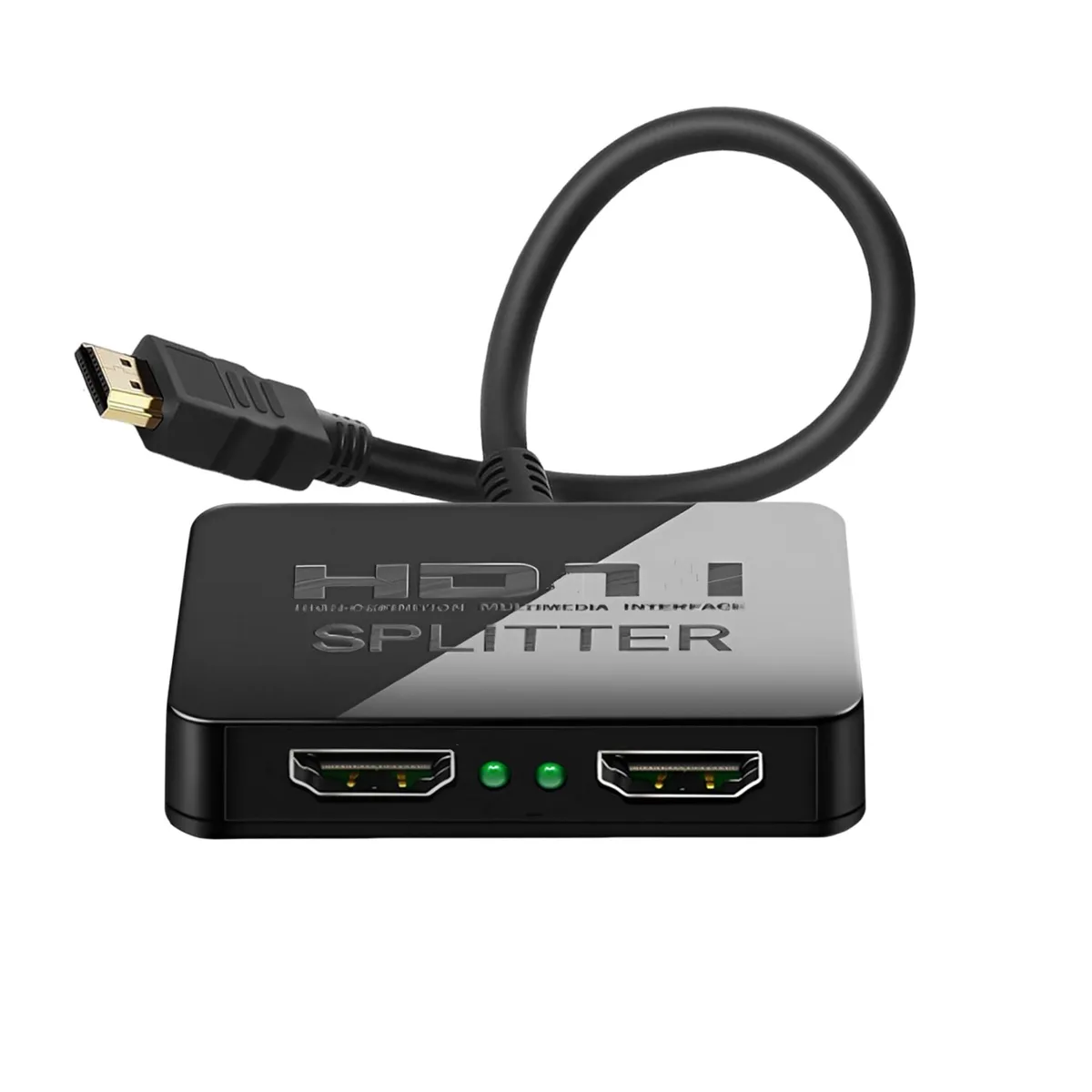 BUCIER BUCIER HDMI Splitter 1 in 2 Out 4K 30Hz Black — product photo
