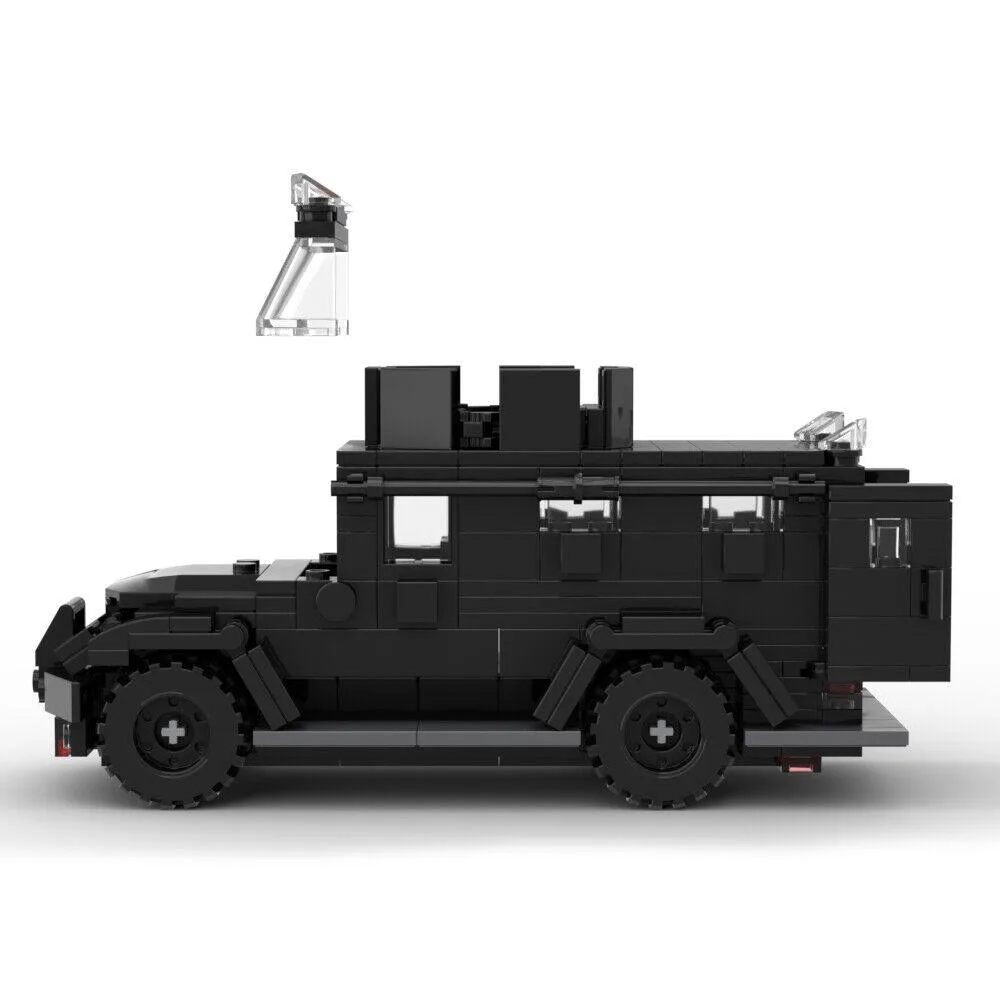 ZITIANYOUBUILD ZITIANYOUBUILD MOC-155477 Wheeled SWAT Vehicle 300 Parts — product photo