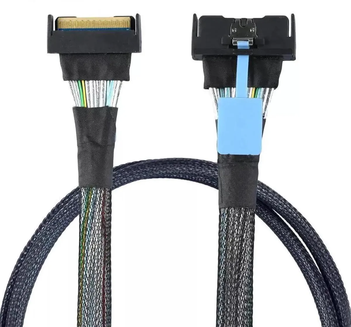 SMUGDESK SMUGDESK 0.8m PCIe 5.0 SAS MCIO SFF-8654 8I 74Pin Cable — product photo