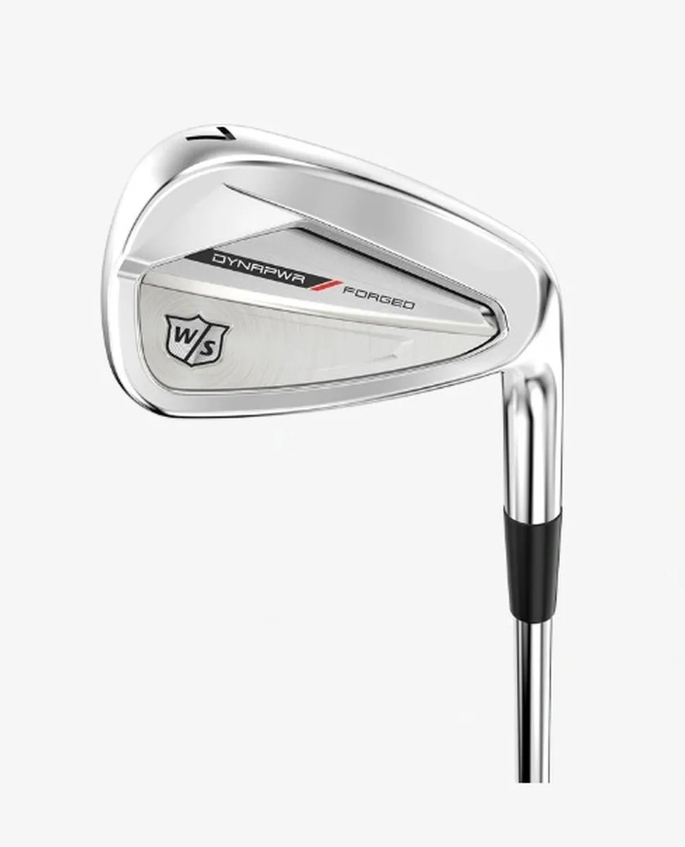 Wilson Sporting Goods Co. Wilson Dynapower Forged (2024) Golf Iron Set Right Hand Stiff Steel KBS Tour Lite Lamkin Crossline 360 — product photo