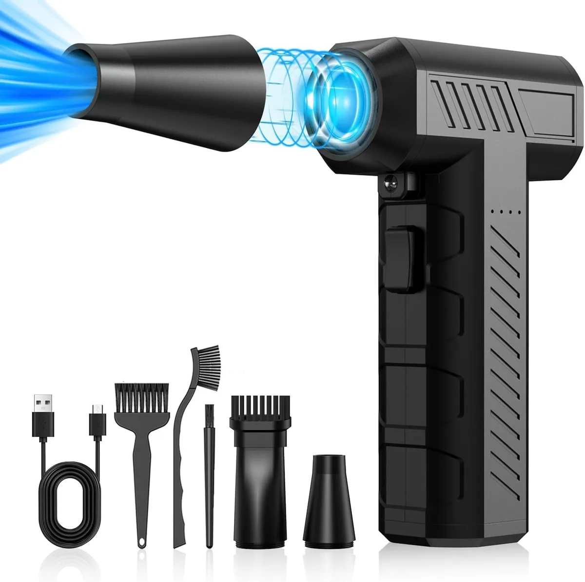 Scosche W01 150000RPM cordless interior care duster — product photo