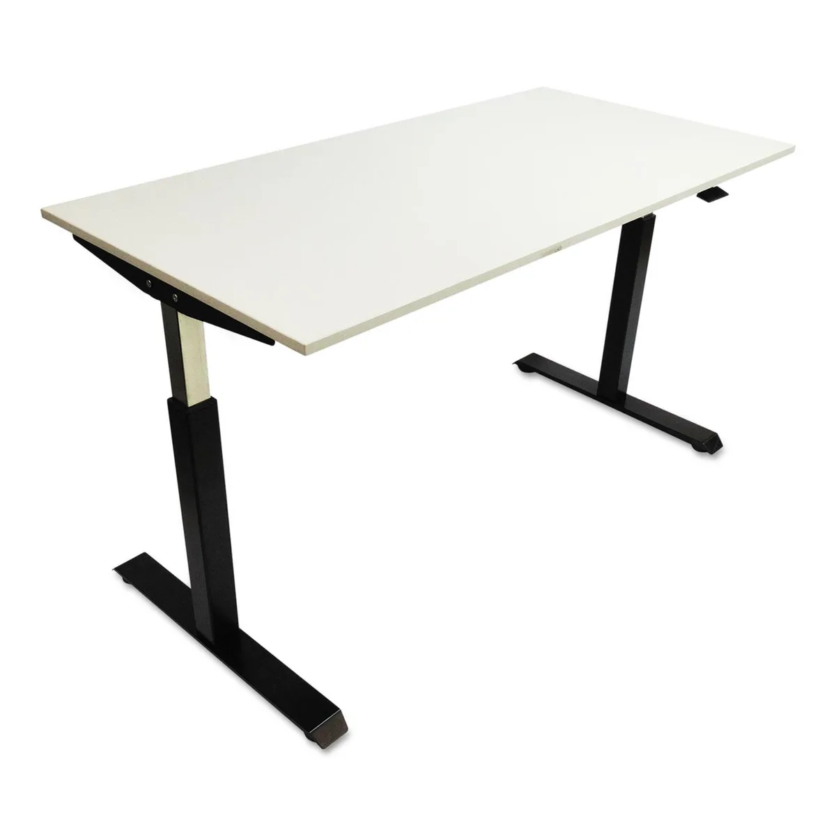 Alera Alera AdaptivErgo Pneumatic Height-Adjustable Table Base Black 26.25" to 39.63" 85 lb capacity — product photo