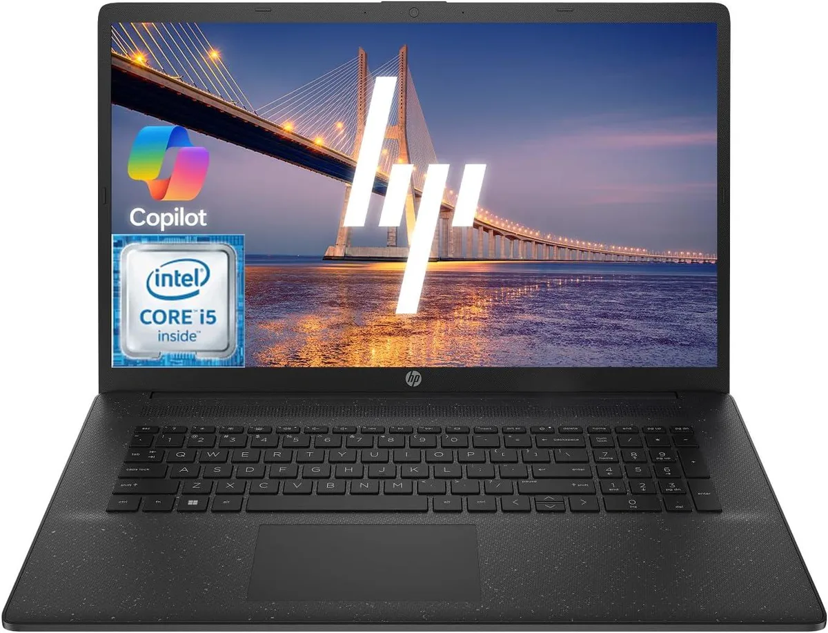 HP HP 17 laptop i5-1334U 16GB 512GB 17.3 HD+ Black Windows 11 Pro — product photo