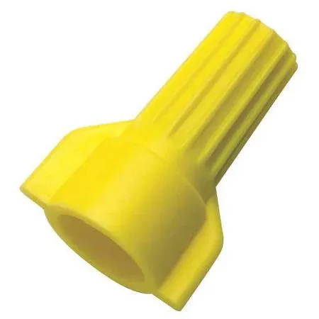 Buchanan Buchanan WT51-1 Twist-On Wire Connector Yellow 18-10 AWG Pack of 100 — product photo