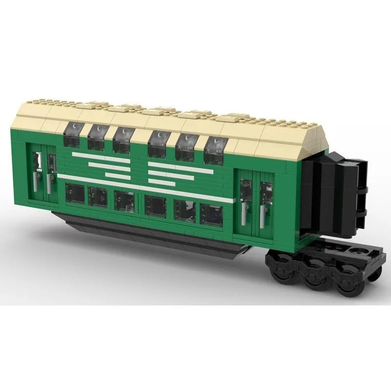 ZITIANYOUBUILD ZITIANYOUBUILD MOC-109799 Middle Unit Train Car Wagon 668 Parts — product photo