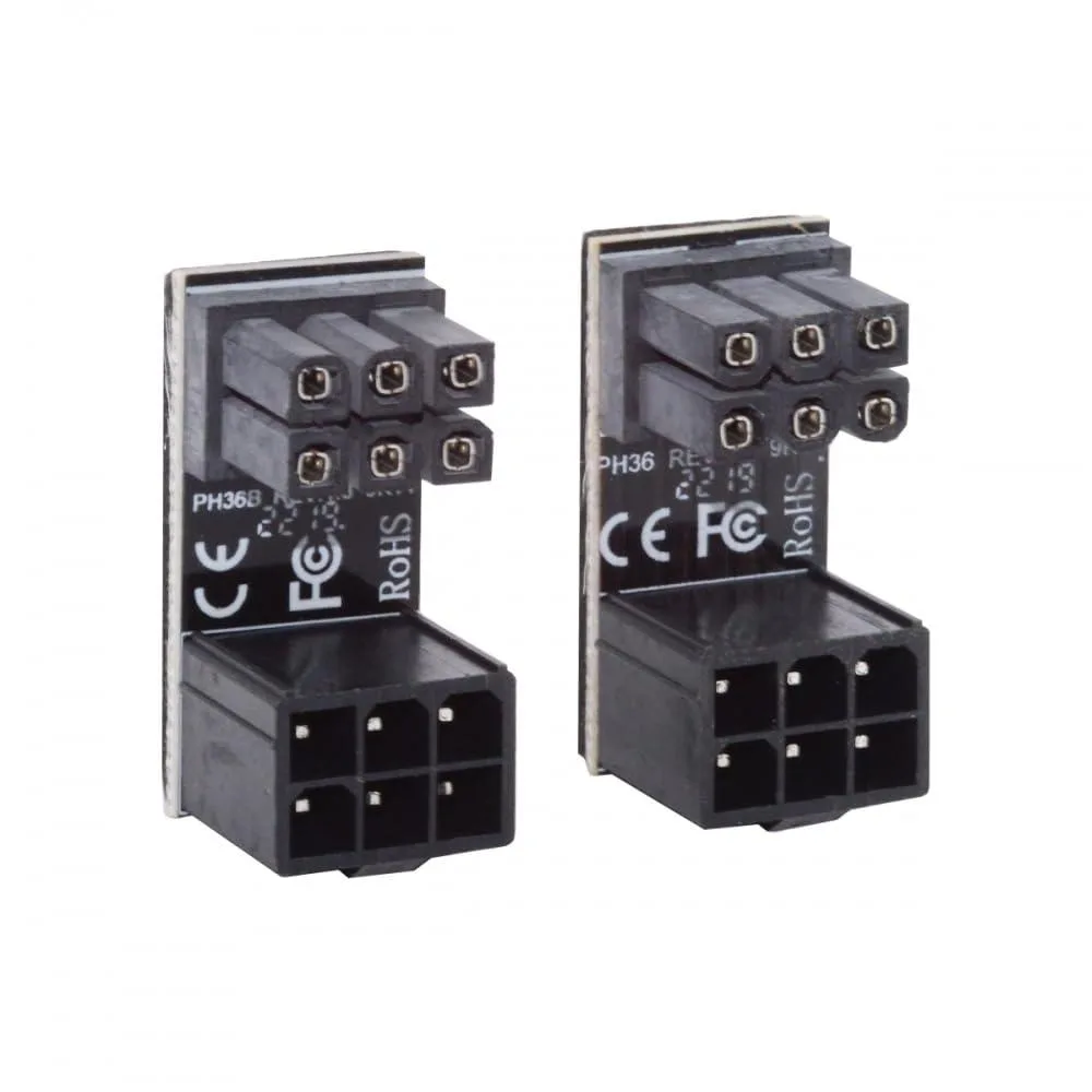 Vszerda Vszerda PW-008-HX 6Pin GPU angled power adapter 2pcs — product photo
