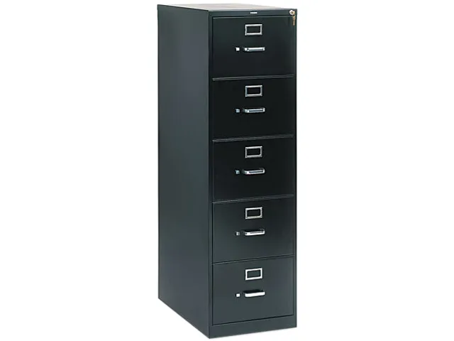 HON HON 315CPP 310 Series Five-Drawer Legal File Cabinet 26.50" Depth Black — product photo