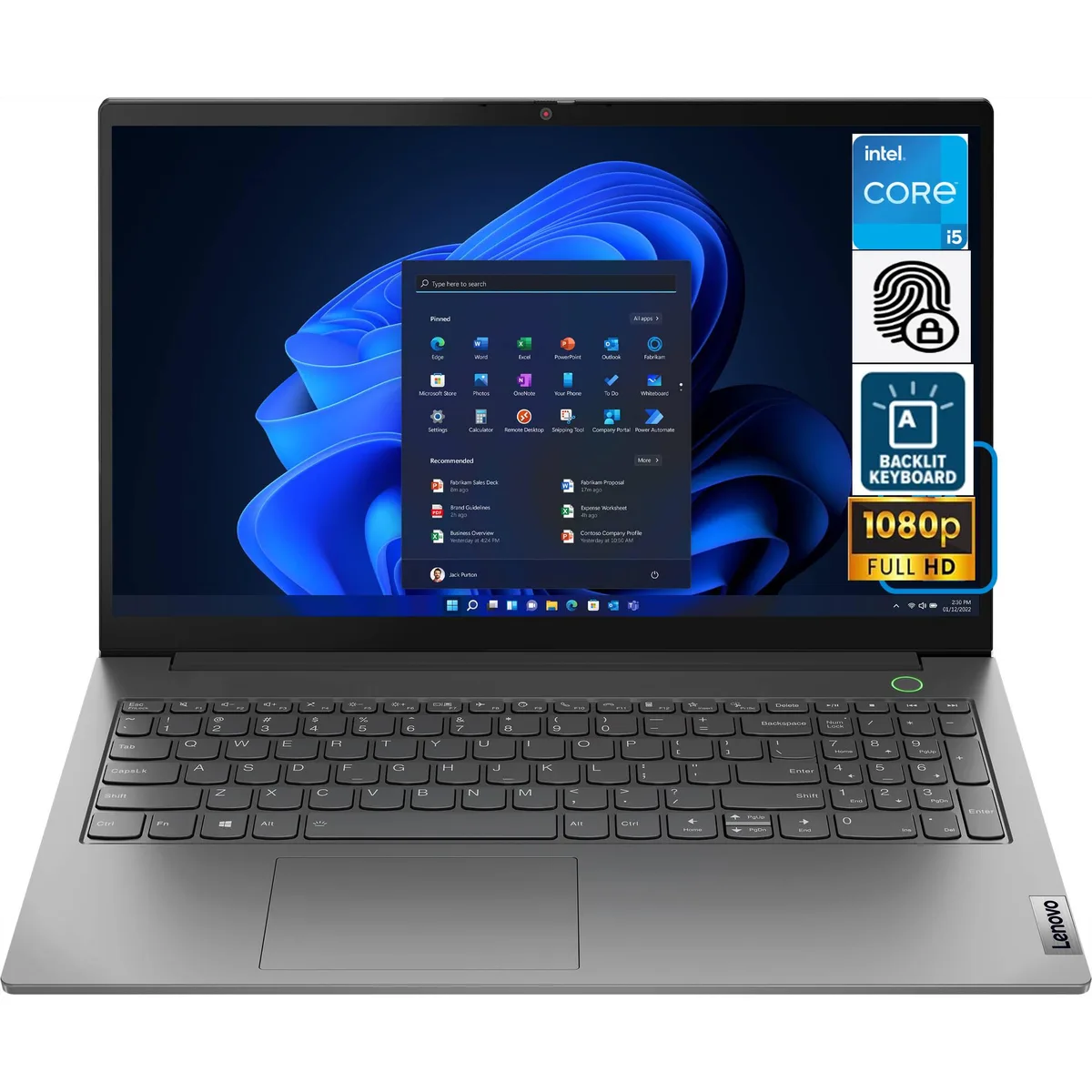 Lenovo Lenovo ThinkBook 15 G4 laptop i5-1235U 16GB DDR4 256GB SSD 15.6" touchscreen — product photo