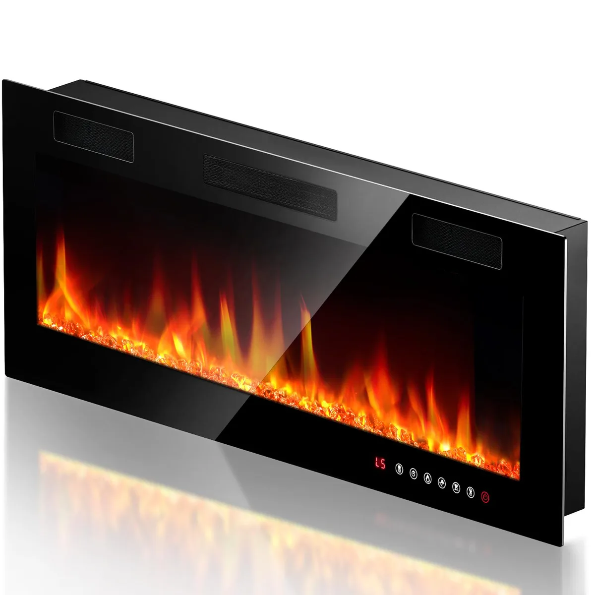 Vitesse Vitesse 36 inch Electric Fireplace Recessed Wall Mounted 750 1500W — product photo
