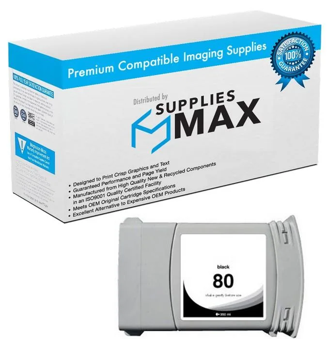 SuppliesMax SuppliesMax HP C4871A Black Inkjet Cartridge 4400 Pages — product photo