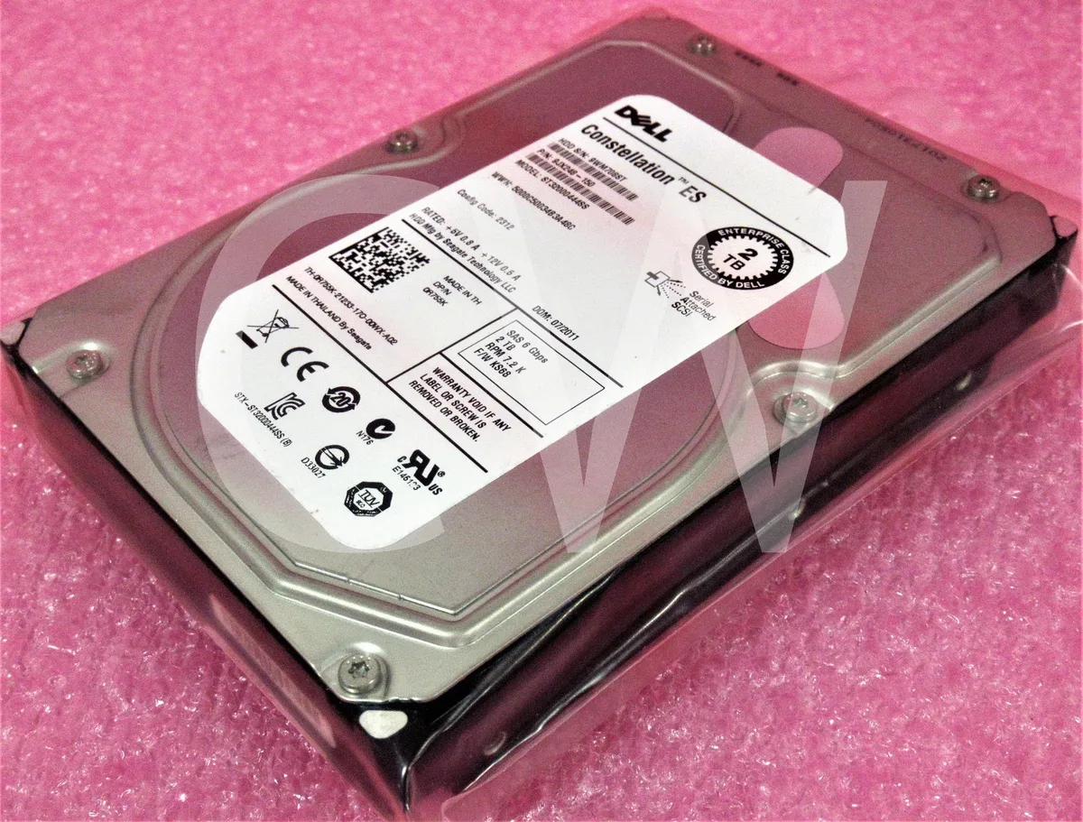 DELL DELL ST32000444SS 2TB 7.2K 3.5" SAS internal hard drive — product photo